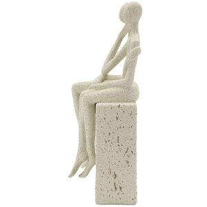 Mauro Ferretti Figúrky Stons pár 11,5x9x25 cm krémové