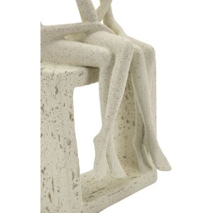 Mauro Ferretti Figúrky Stons pár 11,5x9x25 cm krémové