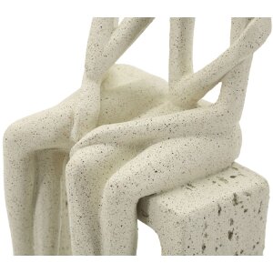 Mauro Ferretti Figúrky Stons pár 11,5x9x25 cm krémové
