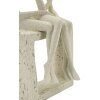 Mauro Ferretti Figúrky Stons pár 11,5x9x25 cm krémové