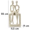 Mauro Ferretti Figúrky Stons pár 11,5x9x25 cm krémové