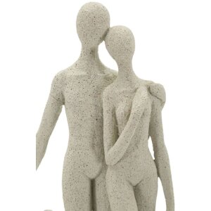 Mauro Ferretti Stons Figúrka Rodina 16x8x30,5 cm krémová