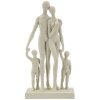 Mauro Ferretti Stons Figúrka Rodina 16x8x30,5 cm krémová