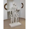 Mauro Ferretti Stons Figúrka Rodina 16x8x30,5 cm krémová