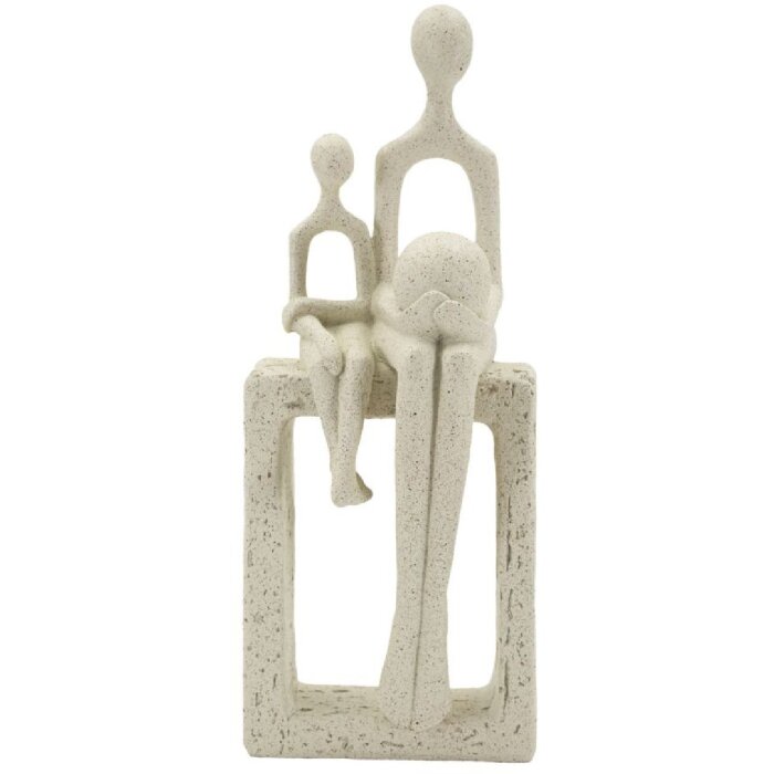 Mauro Ferretti Stons Figúrka Maternität 10x7x26 cm krémová dekorácia