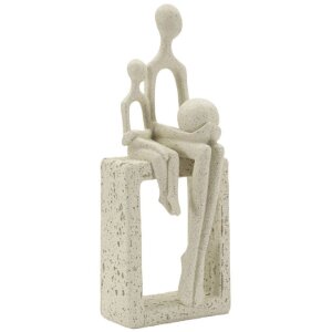Mauro Ferretti Stons Figúrka Maternität 10x7x26 cm krémová dekorácia