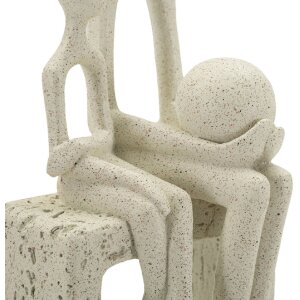 Mauro Ferretti Stons Figúrka Maternität 10x7x26 cm krémová dekorácia