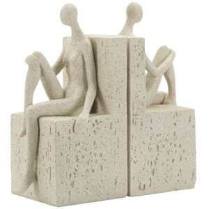 Mauro Ferretti opierka na knihy Stons 24x10x20,5 cm krémová