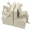 Mauro Ferretti opierka na knihy Stons 24x10x20,5 cm krémová