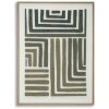 Mauro Ferretti 3D obraz na plátne s rámom 60x80 cm - zelená
