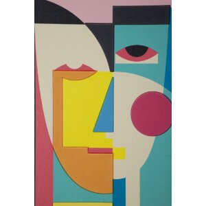Mauro Ferretti nástenný obraz Picassy s rámom 50x70 cm