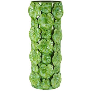 Mauro Ferretti Váza Drop 18x17,5x46 cm - Zelená