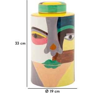 Mauro Ferretti Váza Piccassy Farebná Ø19x33 cm