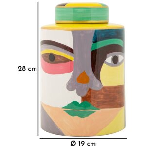 Mauro Ferretti Váza Piccassy Farebná Ø19x28 cm