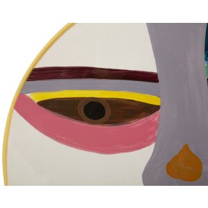 Mauro Ferretti Váza Piccassy Farbe okrúhla 28x9x33 cm