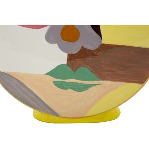 Mauro Ferretti Váza Piccassy Farebná okrúhla 23x9x28 cm
