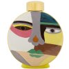 Mauro Ferretti Váza Piccassy Farebná okrúhla 23x9x28 cm