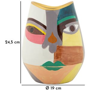 Mauro Ferretti Váza Piccassy Farbe Fett Ø19x24,5 cm
