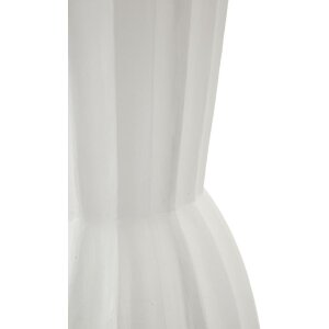 Mauro Ferretti Váza Glint Ø 25x50 cm biela