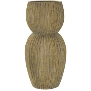 Mauro Ferretti Váza Brise Ø 25x52,5 cm trstinová zelená