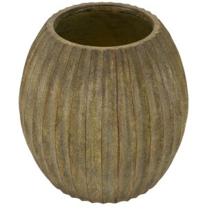 Mauro Ferretti Váza Brise Ø 32x32,5 cm trstinová zelená
