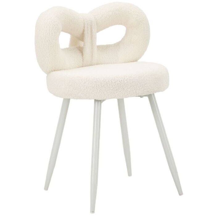 Mauro Ferretti Stolička Mini Ilary 40x67 cm biela