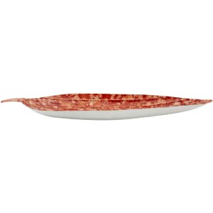 Mauro Ferretti Dekoratívna misa Tropfen Červená 50x18x4 cm