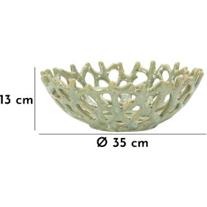 Mauro Ferretti miska Koralle Ø 35x13 cm zelená