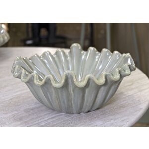 Mauro Ferretti Dekoračná misa Benátky Ø 33x14,5 cm zelená