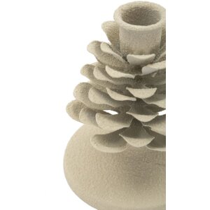 Mauro Ferretti Svietnik Pigna Düne 9,5x11,5 cm krémový