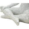 Donnina Yoga Silver - Dekoratívna figúrka z polyresinu 20,5x15,5x23 cm