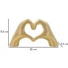 Socha Milujúce ruky Gold 25x7.5x13.5 cm