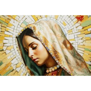 Mauro Ferretti Obraz Madonna s rámom 72x4x102 cm