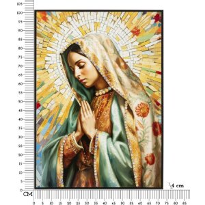 Mauro Ferretti Obraz Madonna s rámom 72x4x102 cm