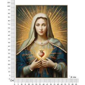 Mauro Ferretti Obraz s rámom Madonna 72x4x102 cm