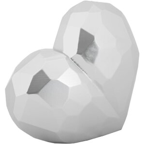 Mauro Ferretti Váza Srdce 19x9x18 cm strieborná