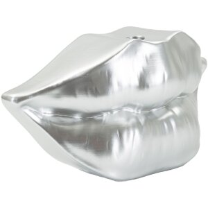 Mauro Ferretti Váza Mundlippe 23x8x12 cm strieborná