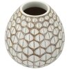 Mauro Ferretti Váza Tibet Ø 27x27 cm biela