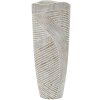 Mauro Ferretti Váza Holzig Ø 18x45 cm biela