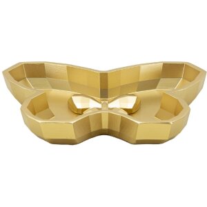 Miska Butterfly 20,5x17,5x3 cm zlatá