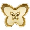 Miska Butterfly 20,5x17,5x3 cm zlatá