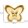 Miska Butterfly 20,5x17,5x3 cm zlatá