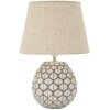 Mauro Ferretti Stolná lampa Tibet Ø35x52 cm White Wash