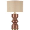 Rosenthal stolná lampa sklo hnedá zlatá Ø40.5x69.5cm