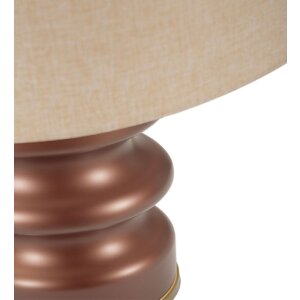 Rosenthal stolná lampa sklo hnedá zlatá Ø 36.5x56.5cm