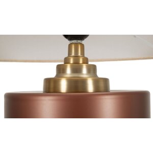 Rosenthal stolná lampa sklo hnedá zlatá Ø 36.5x56.5cm