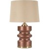 Rosenthal stolná lampa sklo hnedá zlatá Ø 36.5x56.5cm