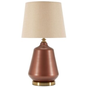 Rosenthal stolná lampa sklo hnedá...