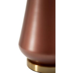 Rosenthal stolná lampa sklo hnedá zlatá Ø 35,5x65cm
