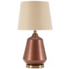 Rosenthal stolná lampa sklo hnedá zlatá Ø 35,5x65cm